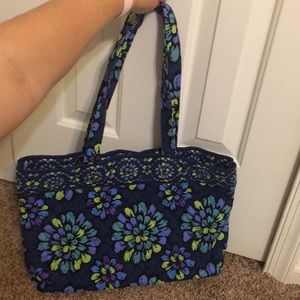 Vera Bradley Indigo Pop Small Tote Bag